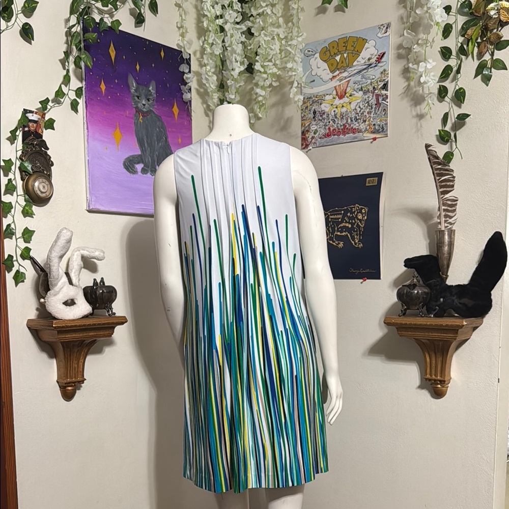 Colorful Striped Calvin Klein Dress - Picture 3 of 3